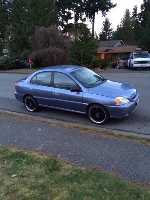 کیا ریو مونتاژی سایپا؛ نمای بیرونی خودرو