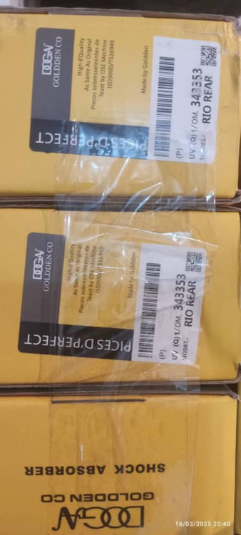 کمک فنر عقب ریو برند گلدن Golden – جفتی مناسب ریو سایپا