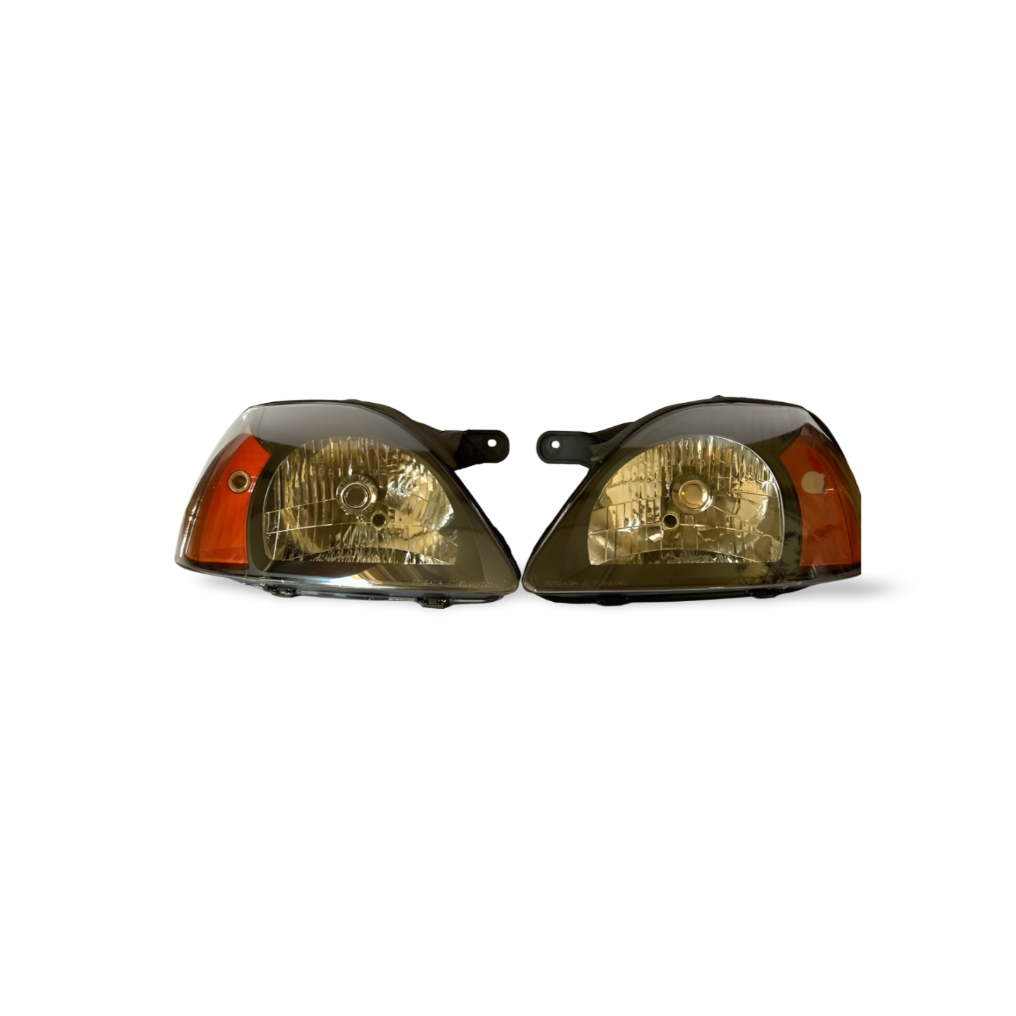Kia Rio front headlight set - genuine Kia Motors, polycarbonate lens