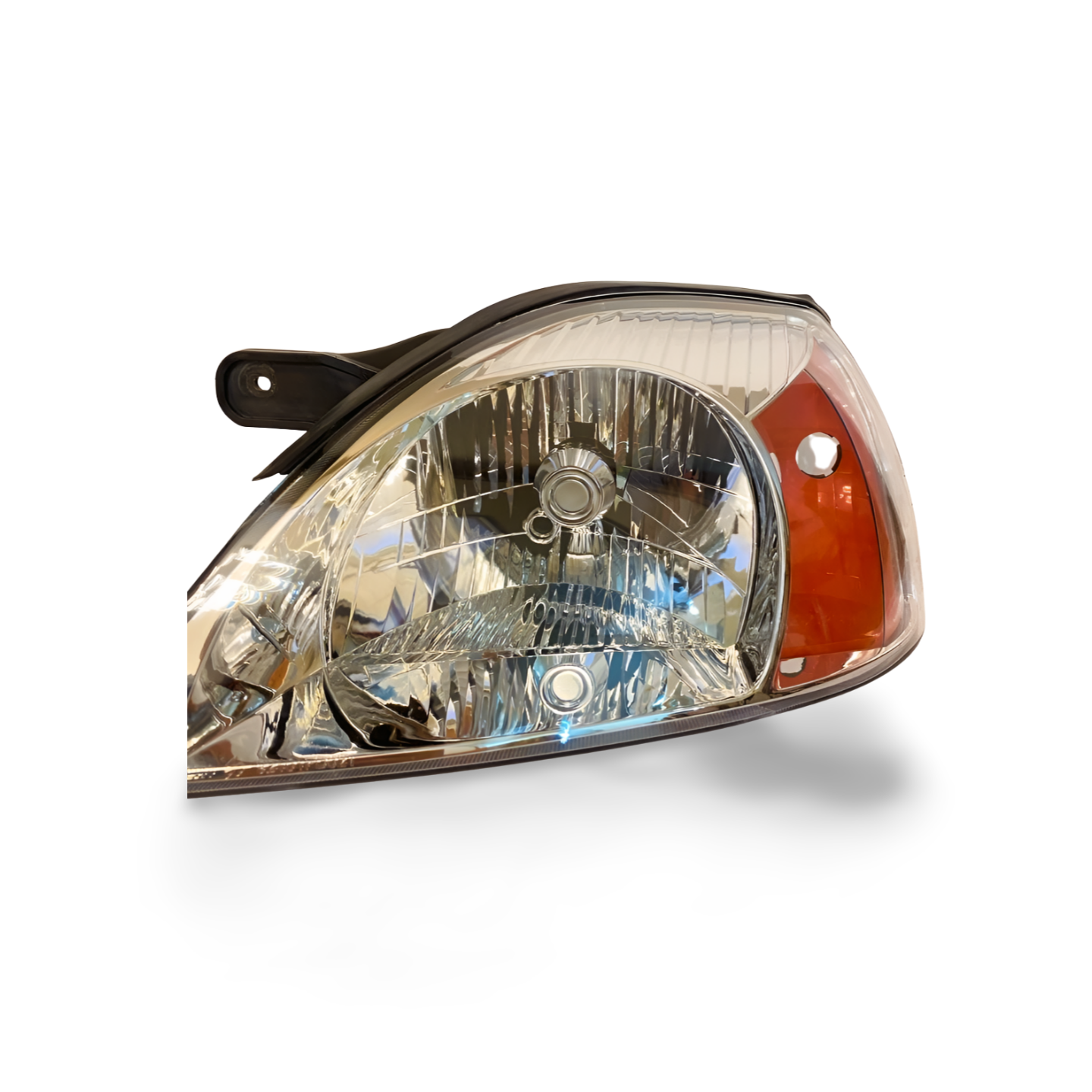 Left front headlight assembly - polycarbonate lens