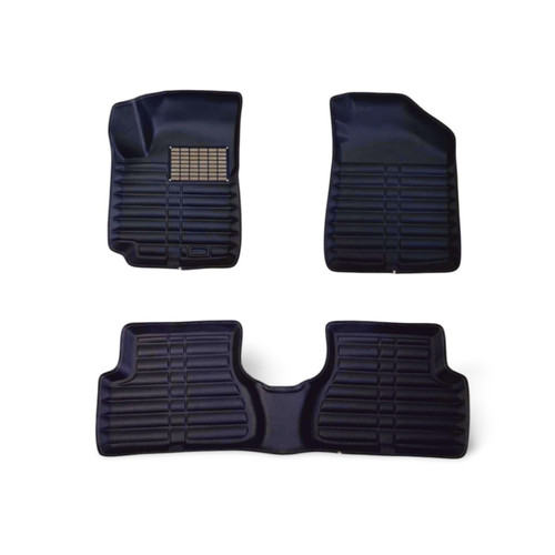 زیرپایی سه بعدی کیا ریو – ست ۳ تکه – فیت کامل کف خودرو