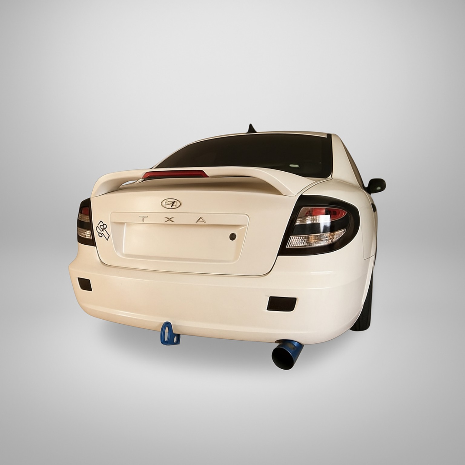 بال اسپرت عقب چراغ‌دار ریو – تایوانی – قابل نصب روی درب صندوق کیا ریو مونتاژی